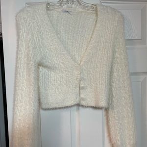 Garage fuzzy cardigan